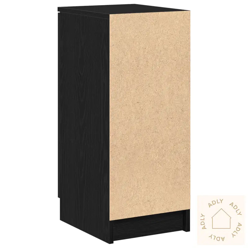 Skoskap I Svart Eik 30X35X70 Cm Av Konstruert Tre