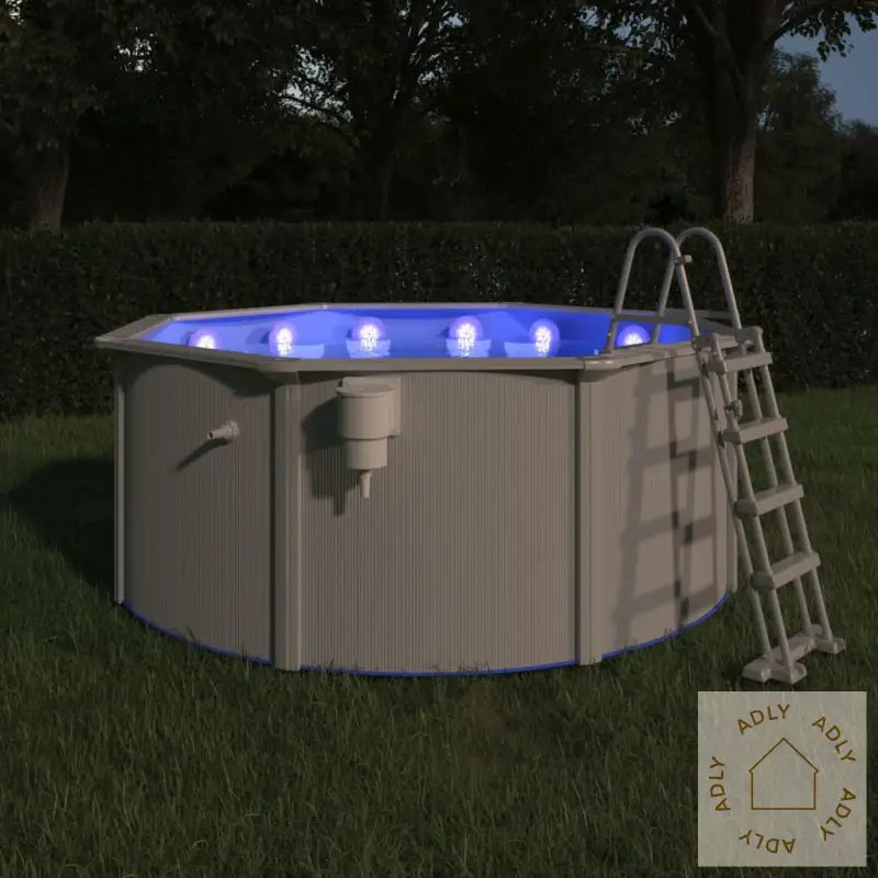 Nedsenkbar Flytende Led-Bassenglampe Med Fjernkontroll Hvit