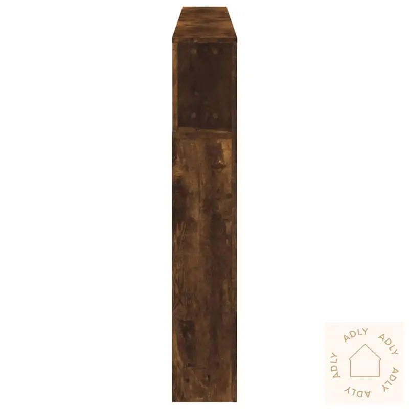 Sengegavl Med Led Røkt Eik 200X18,5X103,5 Cm Konstruert Tre