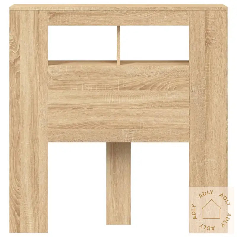 Sengegavl Med Led Sonoma Eik 100X18,5X103,5 Cm Konstruert Tre