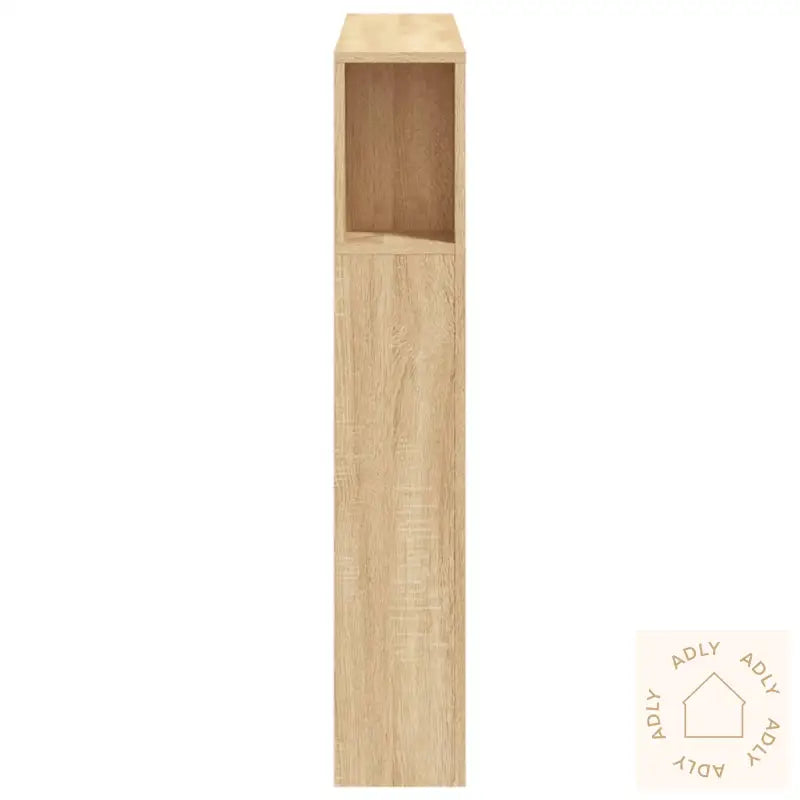 Sengegavl Med Led Sonoma Eik 100X18,5X103,5 Cm Konstruert Tre