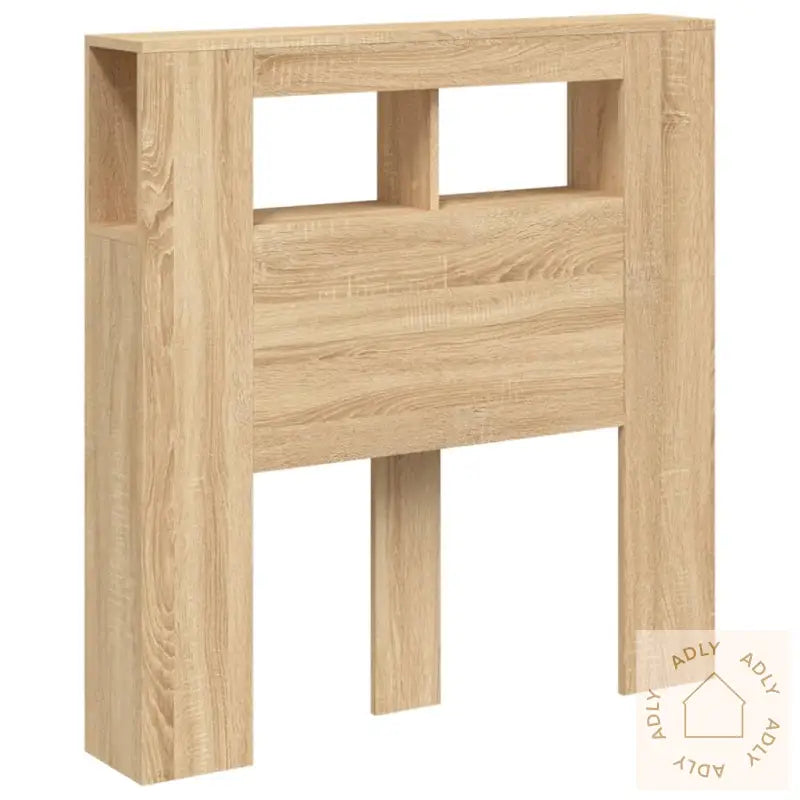 Sengegavl Med Led Sonoma Eik 100X18,5X103,5 Cm Konstruert Tre