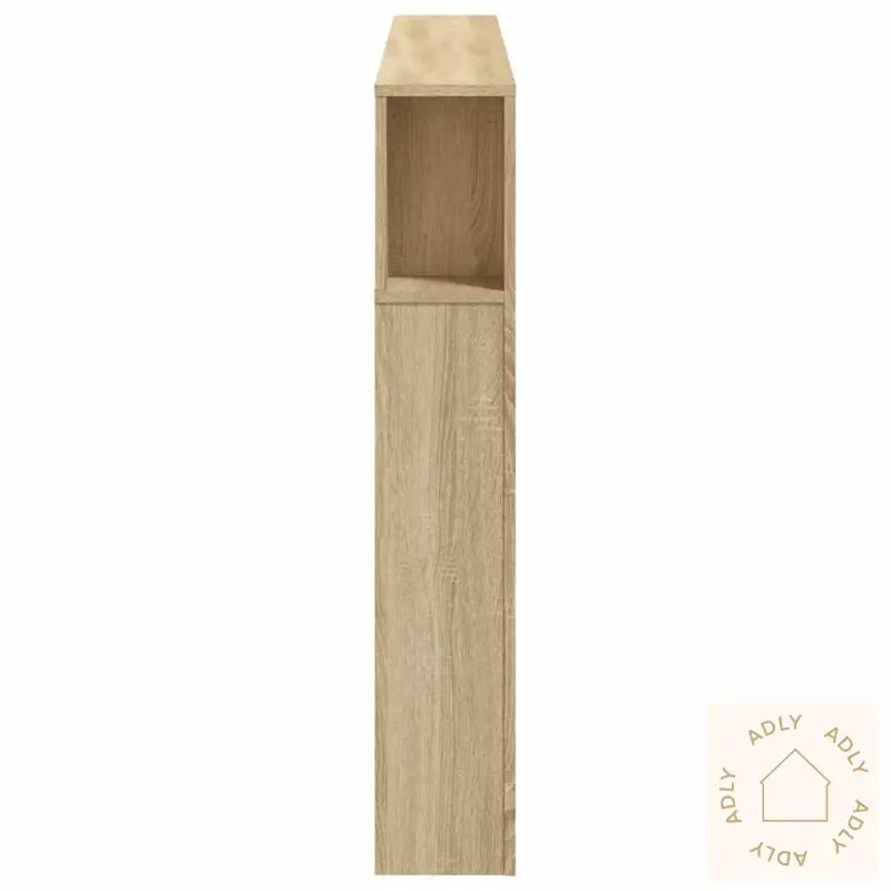 Sengegavl Med Led Sonoma Eik 160X18,5X103,5 Cm Konstruert Tre