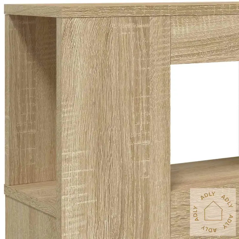 Sengegavl Med Led Sonoma Eik 160X18,5X103,5 Cm Konstruert Tre