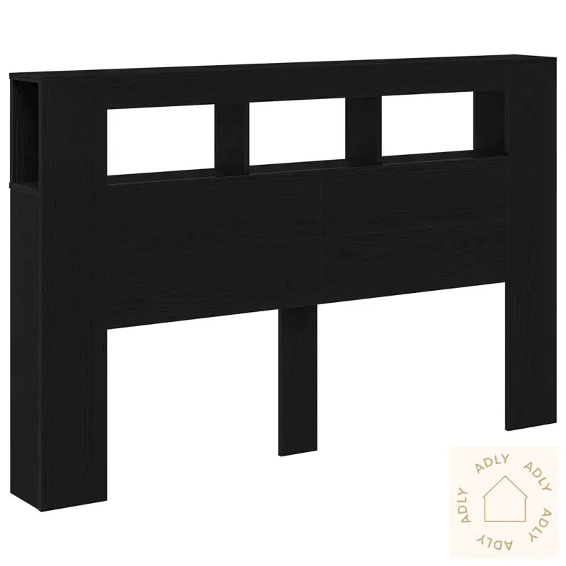 Led Hodegavl Svart Eik 160X18,5X45 Cm Konstruert Tre