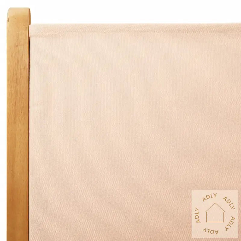 Lenestoler For Hage 6 Stk Beige Stoff Og Heltre