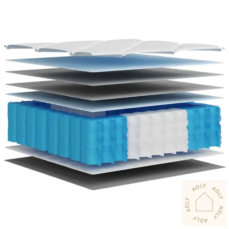 Madrass Med Pocketfjær Middels Fast 90X200 Cm