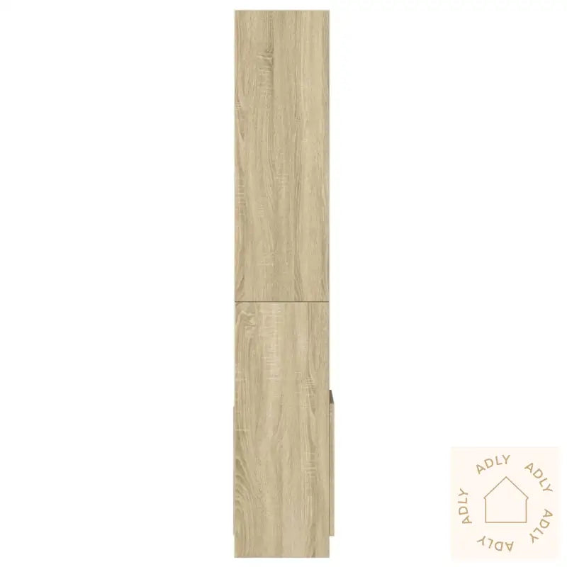 Highboard Sonoma Eik 92X33X180 Cm Konstruert Tre