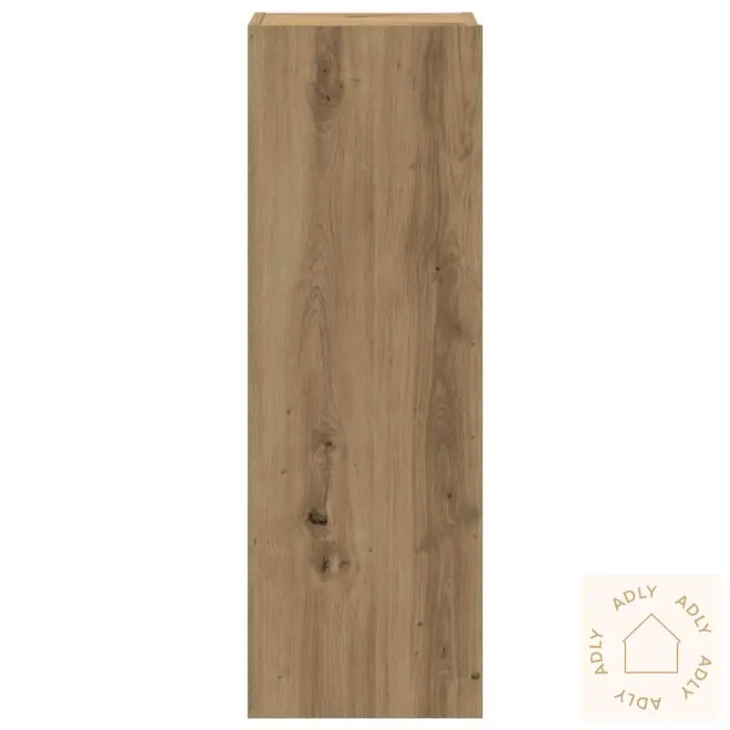 Tv-Skapsett 8 Deler Veggmontert Artisan Eik Konstruert Tre