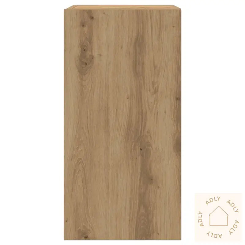 Vegghengte Tv-Benker 4 Stk Artisan Eik Konstruert Tre