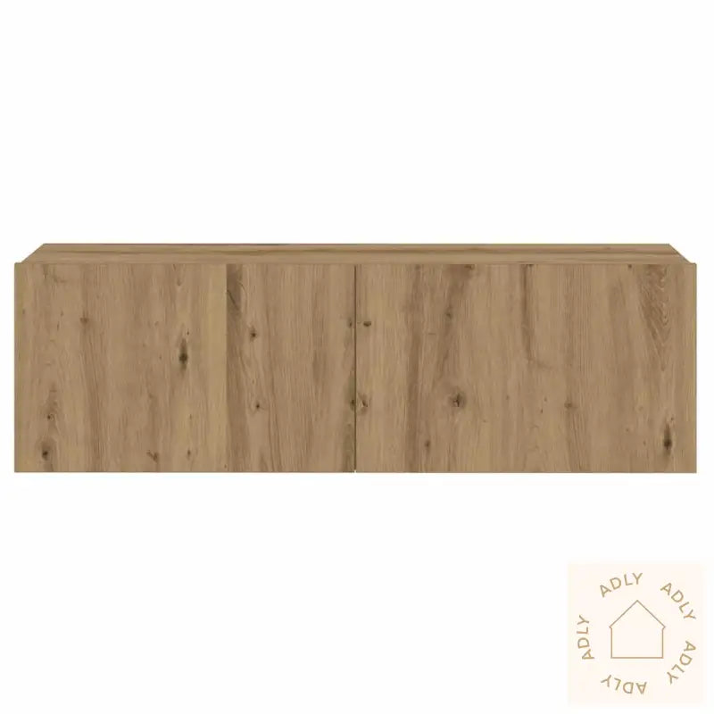 Vegghengte Tv-Benker 3 Stk Artisan Eik Konstruert Tre