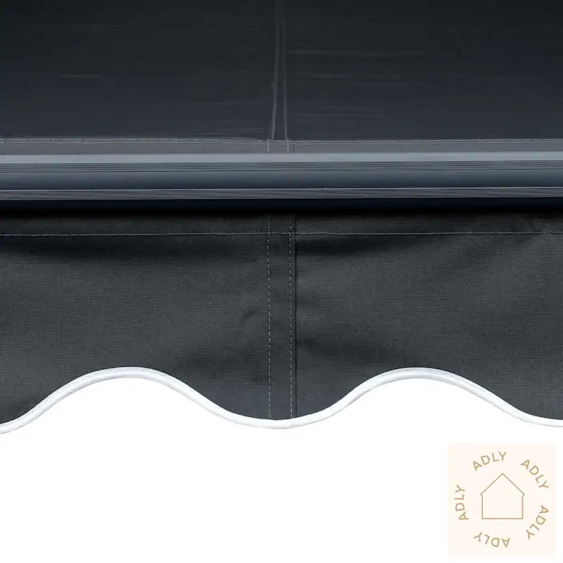 Manuell Uttrekkbar Markise Med Led 300X250 Cm Antrasitt