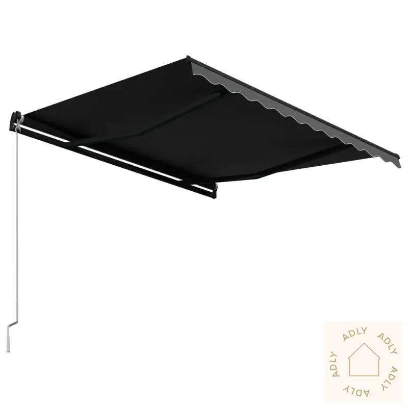 Manuell Uttrekkbar Markise 350X250 Cm Antrasitt