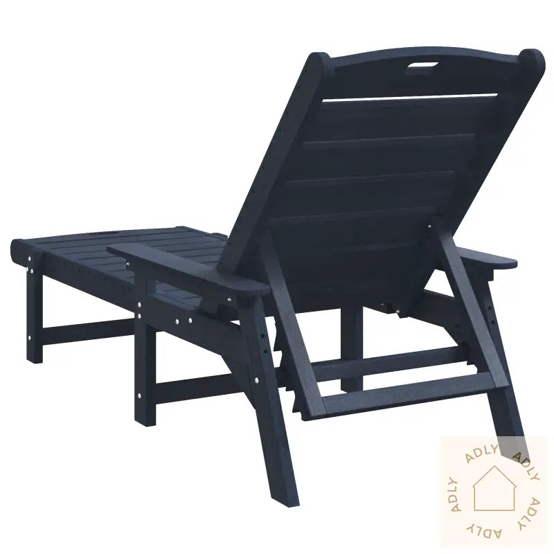 Solsenger 2 Stk Marineblå 162X53X98.5 Cm Hdpe