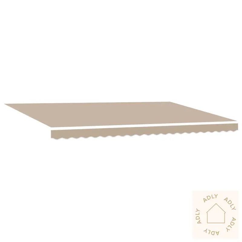 Markise Erstatningsstoff For 5X3 M Ramme Beige