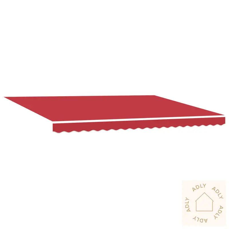Markise Erstatningsstoff For 4.5X3.5 M Ramme Rød