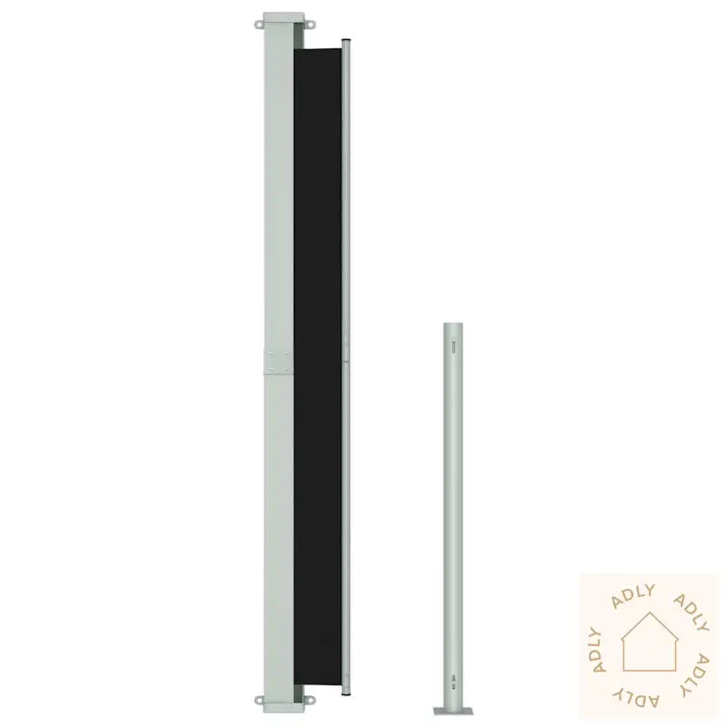 Uttrekkbar Sidemarkise 220X500 Cm Svart