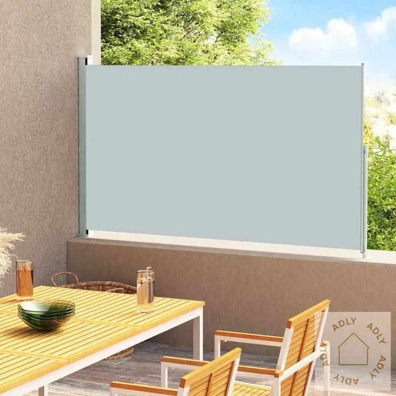 Uttrekkbar Sidemarkise 180X300 Cm Grå