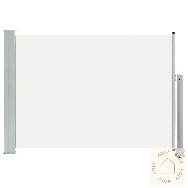 Uttrekkbar Sidemarkise 80X300 Cm Kremhvit