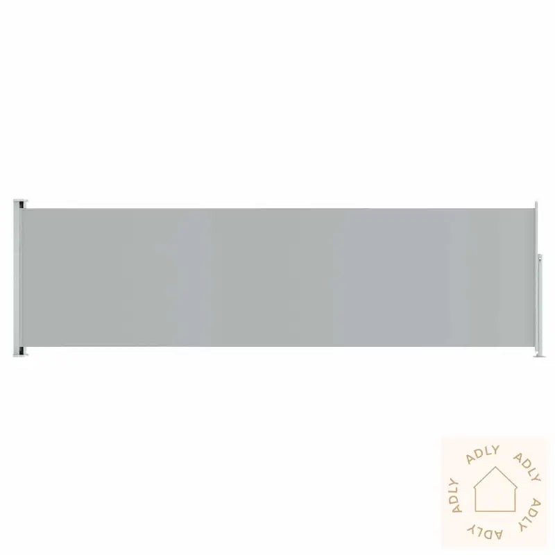 Uttrekkbar Sidemarkise 180X600 Cm Grå