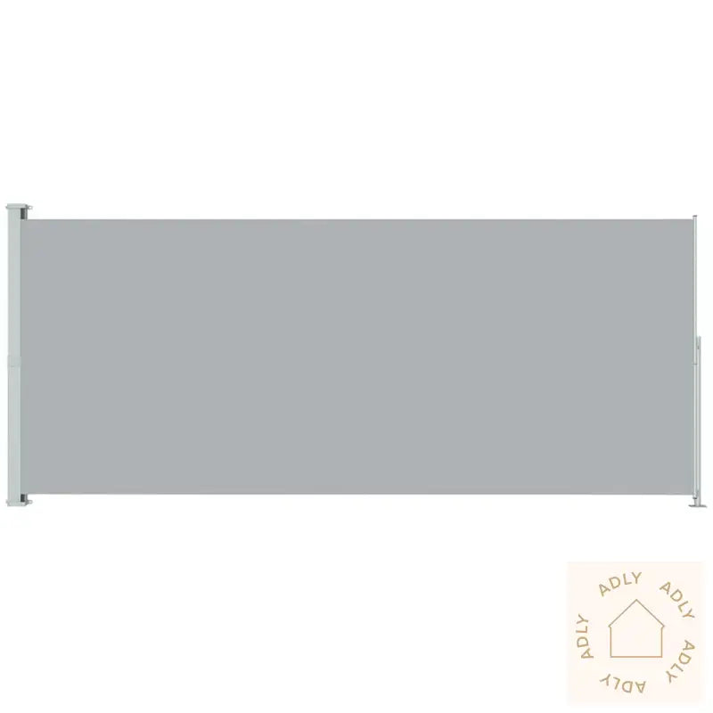 Uttrekkbar Sidemarkise 180X500 Cm Grå