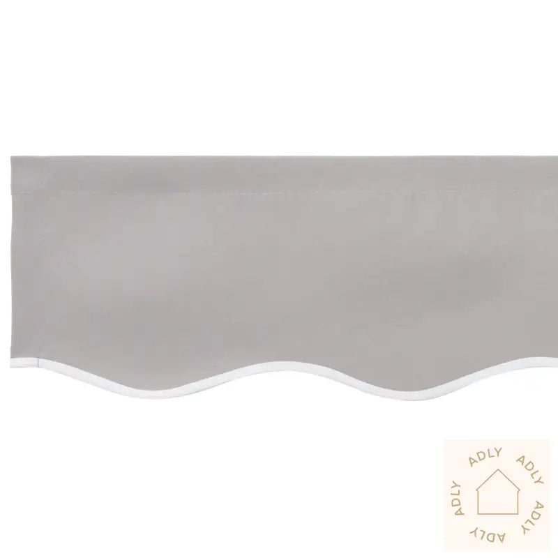 Markise Valance For 2,5 M Ramme, Lysegrå, 2,3X0,2 M