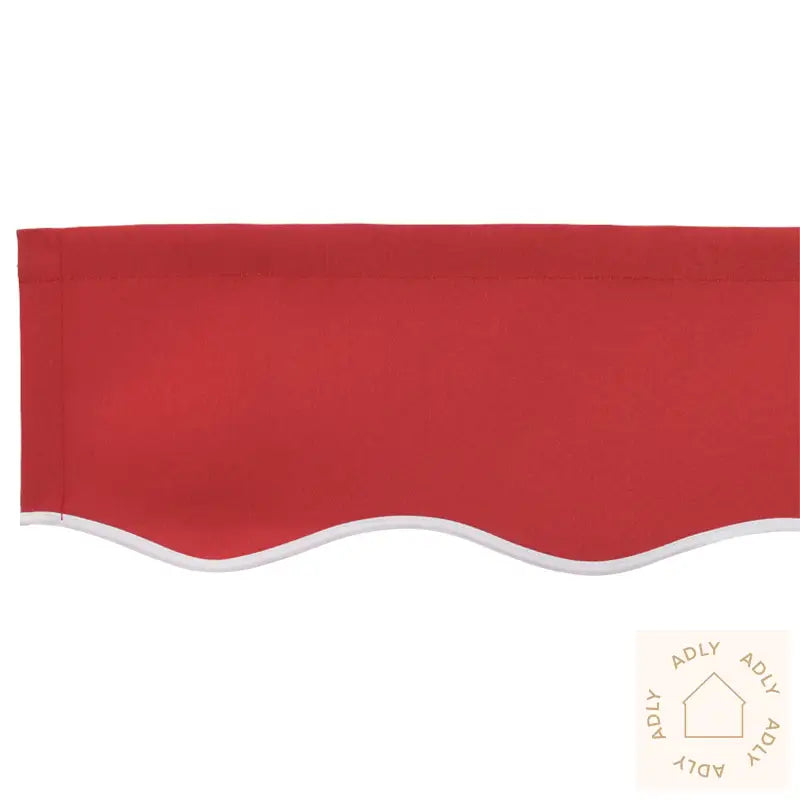 Markise Valance For 2.5 M Ramme Rød 2.3X0.2 M