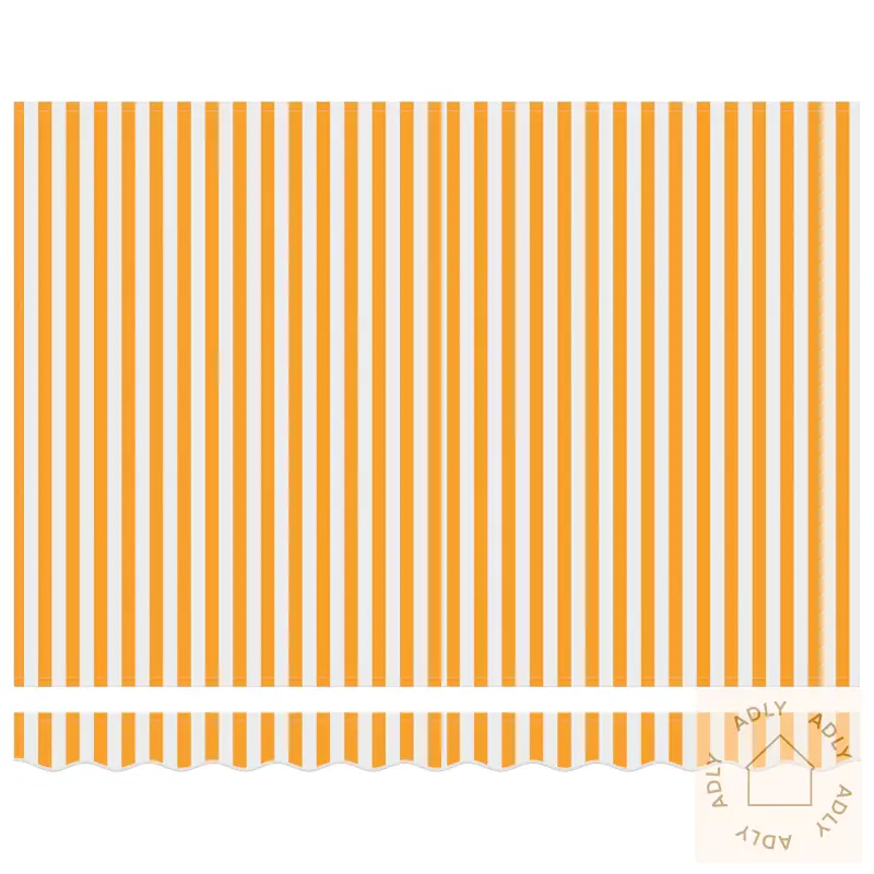 Markiseduk For 2.5X2 M Ramme - Gul Og Hvit