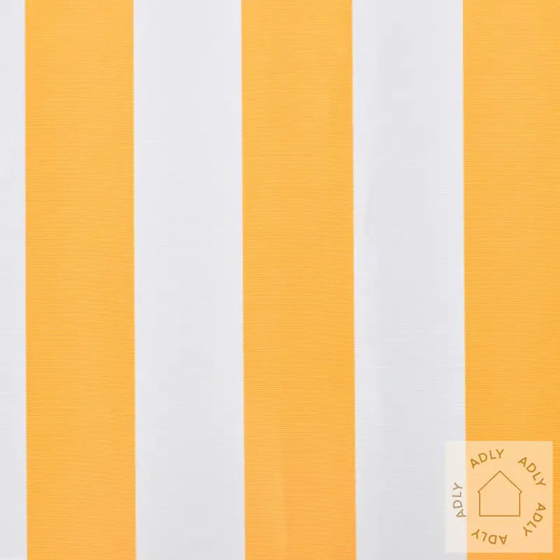 Markiseduk 500X300 Cm Oransje Og Hvit