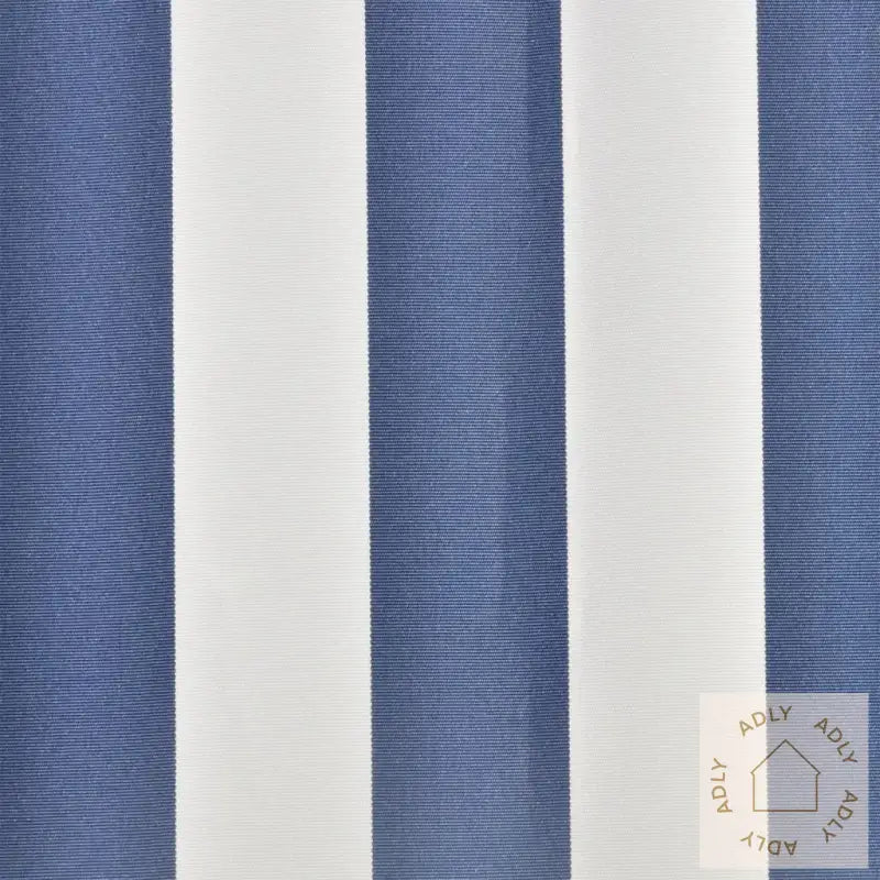 Markiseduk Blå Og Hvit 3 X 2,5 M (Ramme Ikke Inkludert)