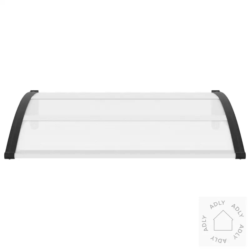 Skjermtak Svart Og Gjennomsiktig 120X75 Cm Pc