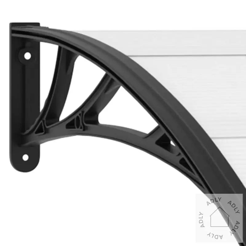 Skjermtak Svart Og Gjennomsiktig 120X75 Cm Pc