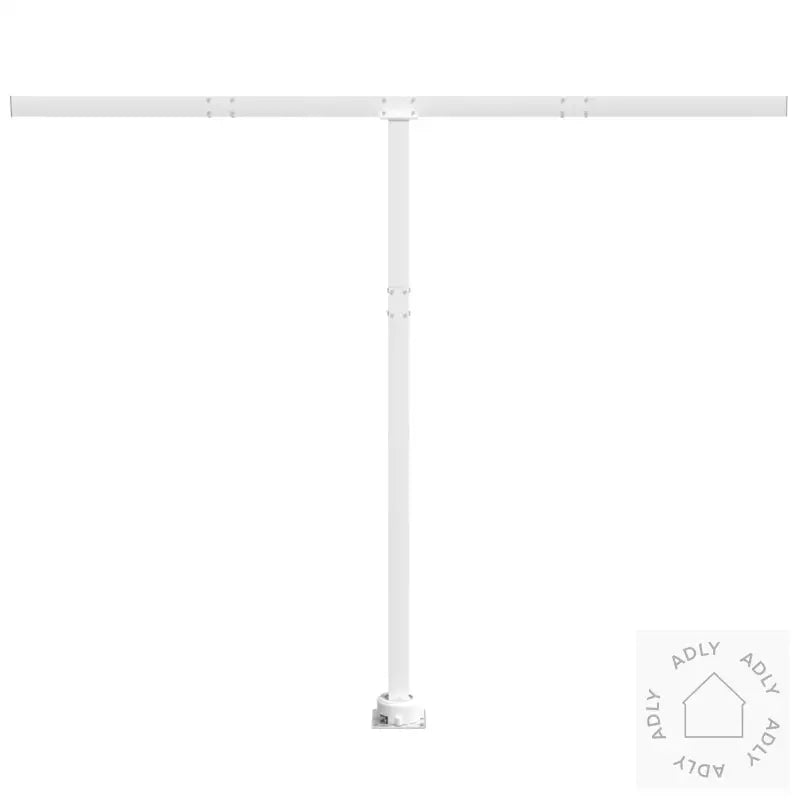 Markisestolpesett Hvit 300X245 Cm Jern