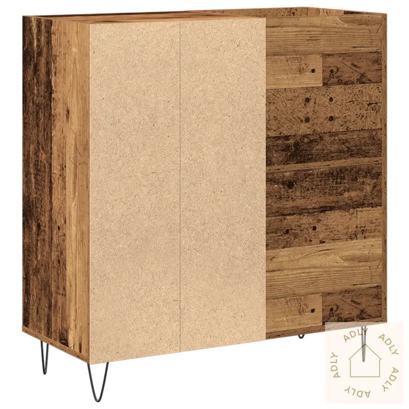 Medieskap Håndlaget Eik 84,5X38X90 Cm Konstruert Tre