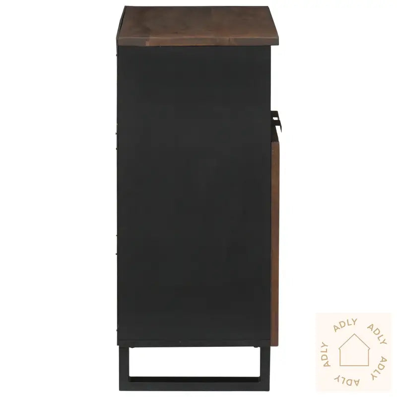 Skjenk 60X33.5X75 Cm Solid Tre Og Konstruert Tre