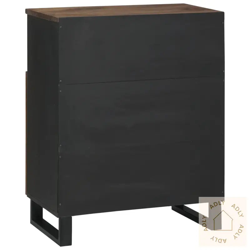 Skjenk 60X33.5X75 Cm Solid Tre Og Konstruert Tre