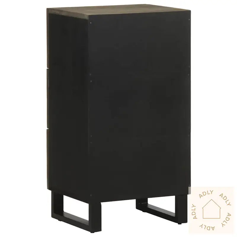 Skjenk Svart 40X33X75 Cm Heltre Mango