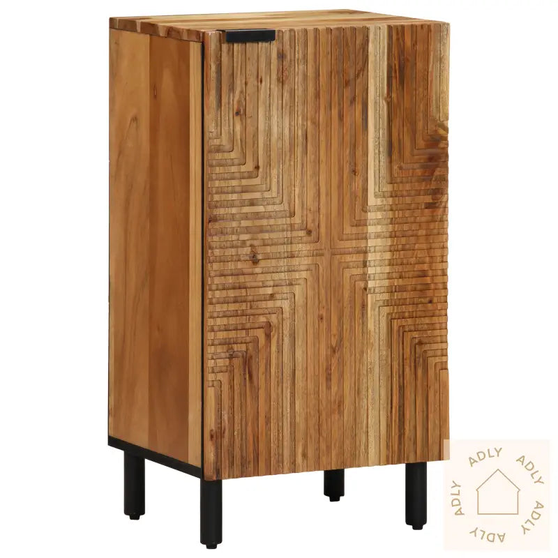 Sideboard 40X33X75 Cm Massivt Akasietre