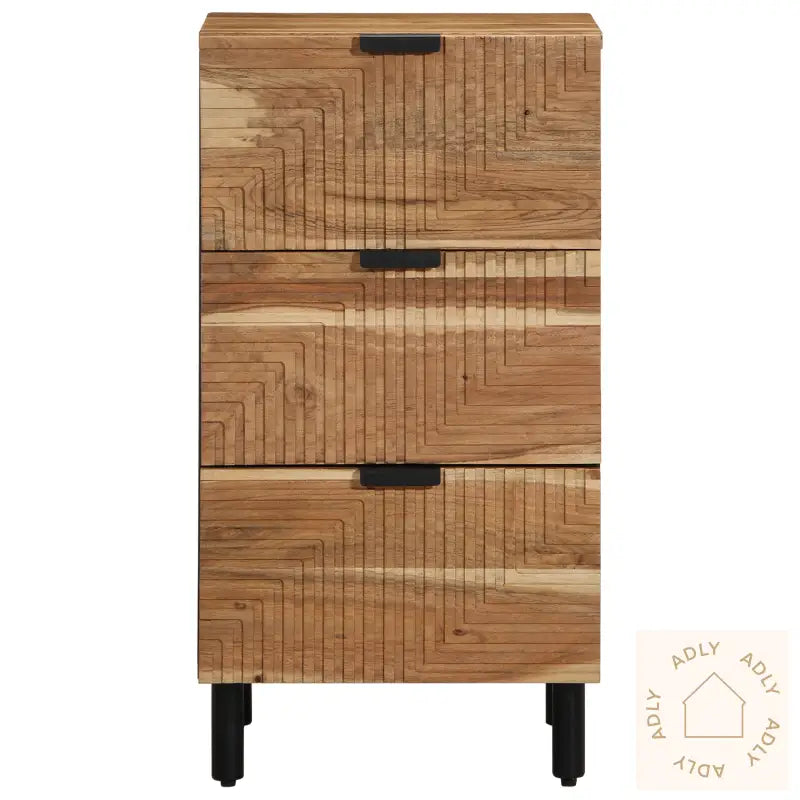 Sideboard 40X33X75 Cm Massivt Akasietre