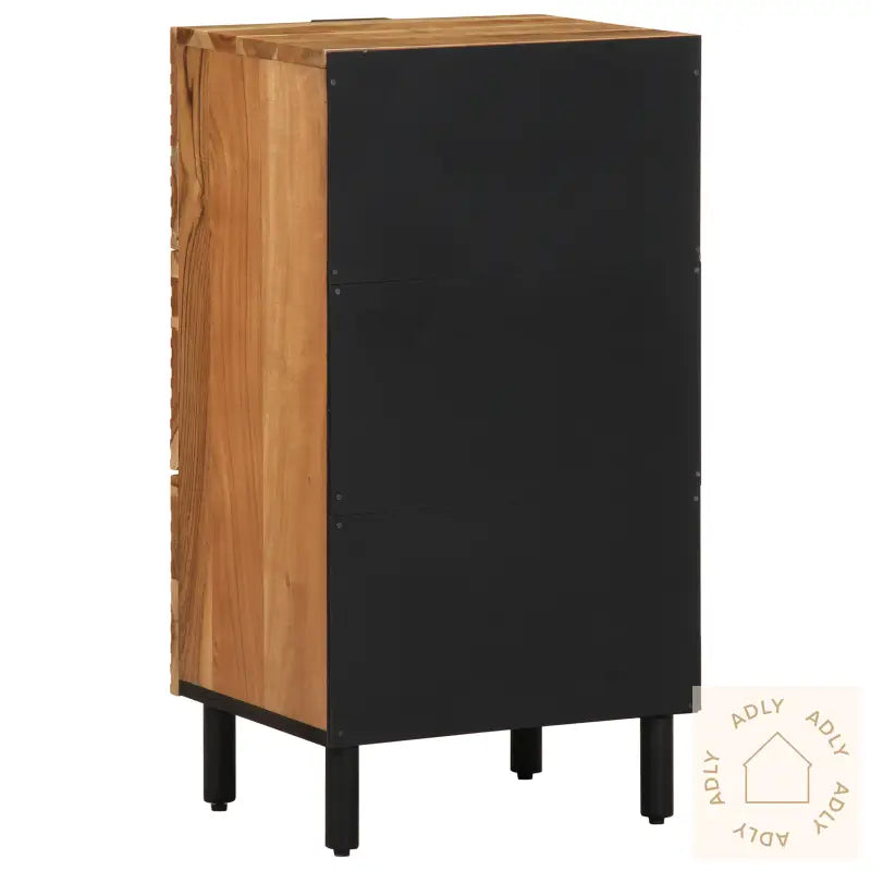 Sideboard 40X33X75 Cm Massivt Akasietre