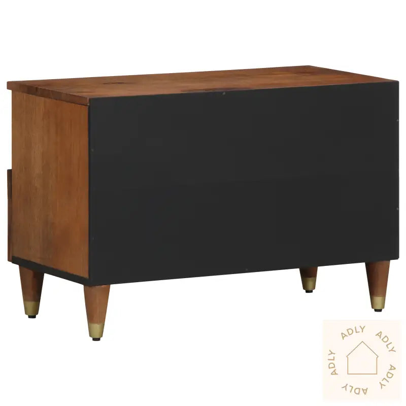 Tv-Benk 70X33X46 Cm Massivt Mangotre