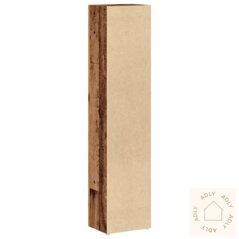 Cd-Skap 2 Stk Gammelt Tre 21X16X93,5 Cm Konstruert Tre