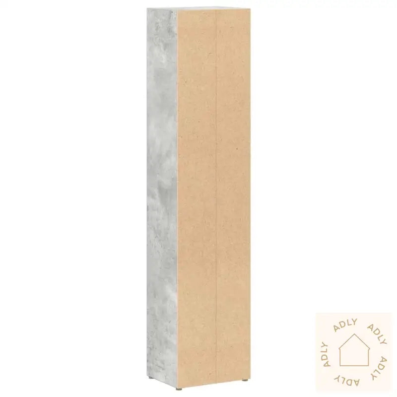 Cd-Skap 2 Stk Betonggrå 21X16X93,5 Cm Sponplate