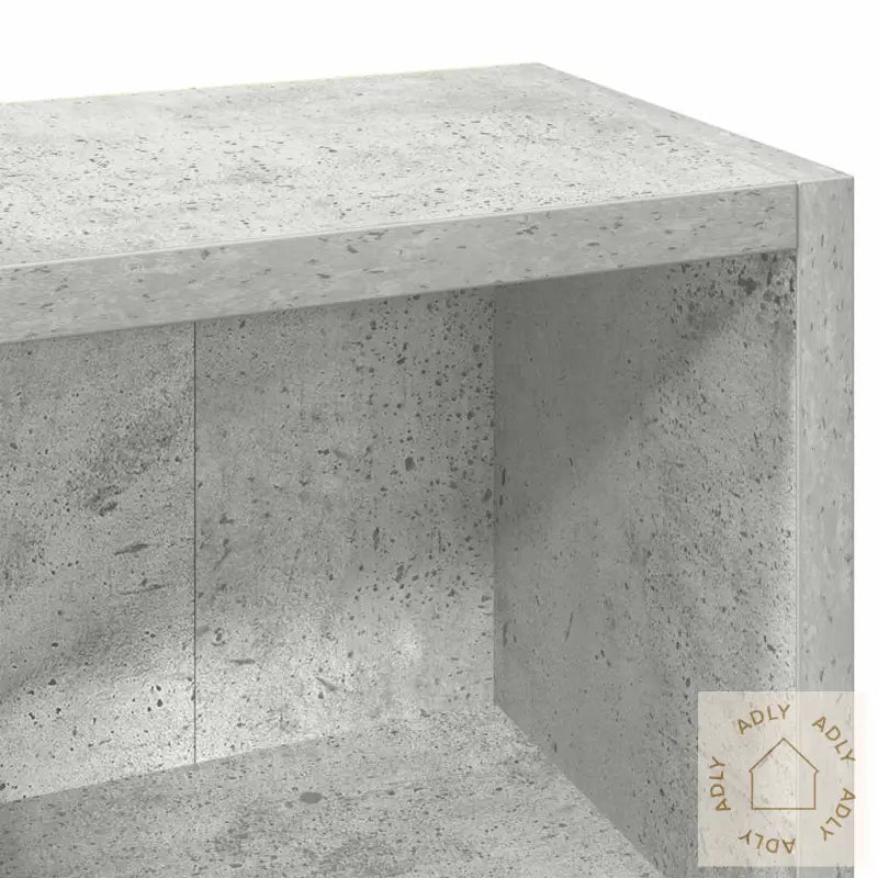 Cd-Skap 2 Stk Betonggrå 21X16X93,5 Cm Sponplate
