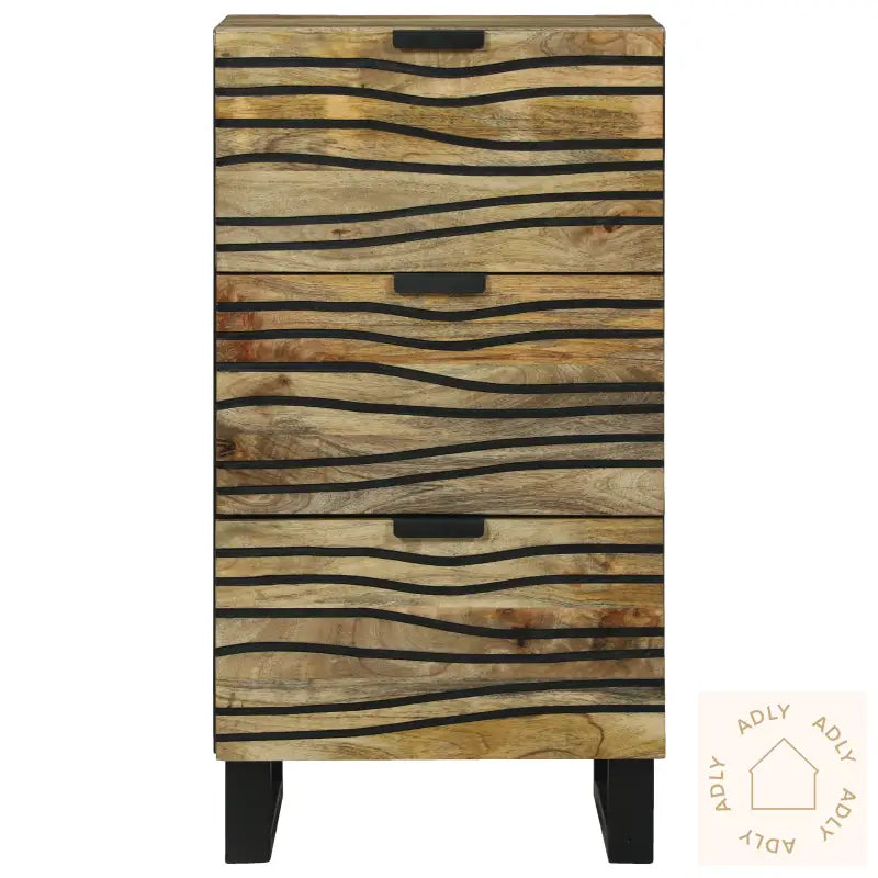 Sideboard 40X33.5X75 Cm Solid Mangotre Og Konstruert Tre