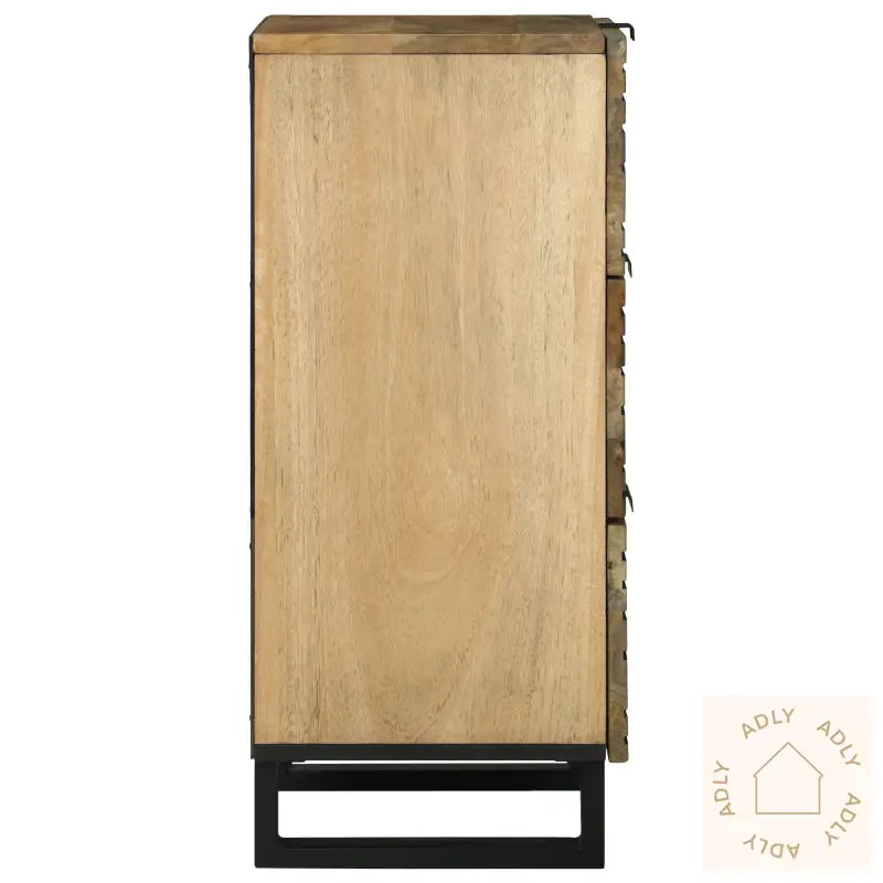 Sideboard 40X33.5X75 Cm Solid Mangotre Og Konstruert Tre
