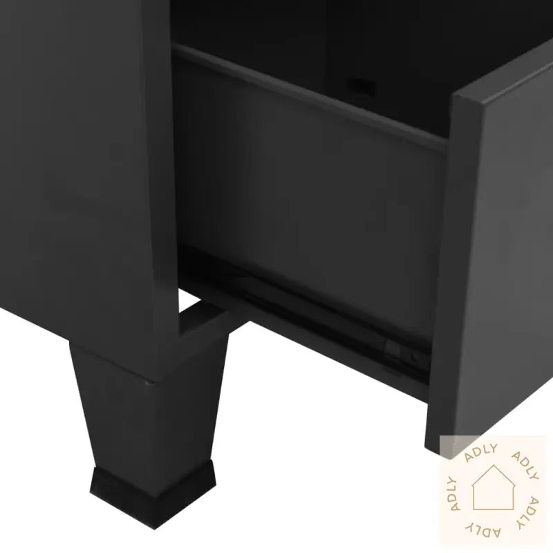 Garderobe Antrasitt 90X50X180 Cm Metall