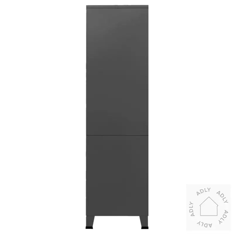 Garderobe Antrasitt 90X50X180 Cm Metall