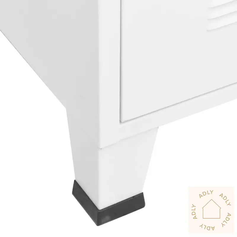 Industriell Garderobe Hvit 90X50X180 Cm Metall