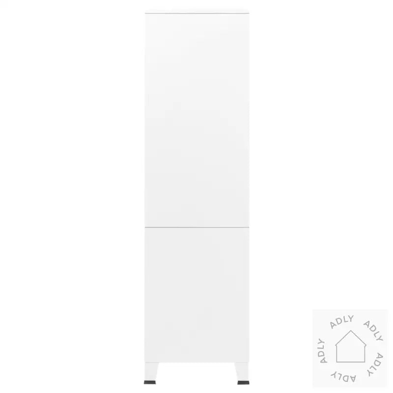 Industriell Garderobe Hvit 90X50X180 Cm Metall